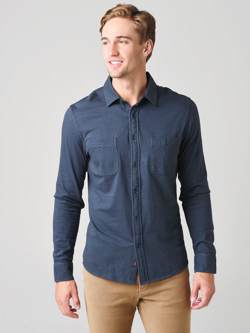 Faherty Brand Men's Knit Seasons Shirt