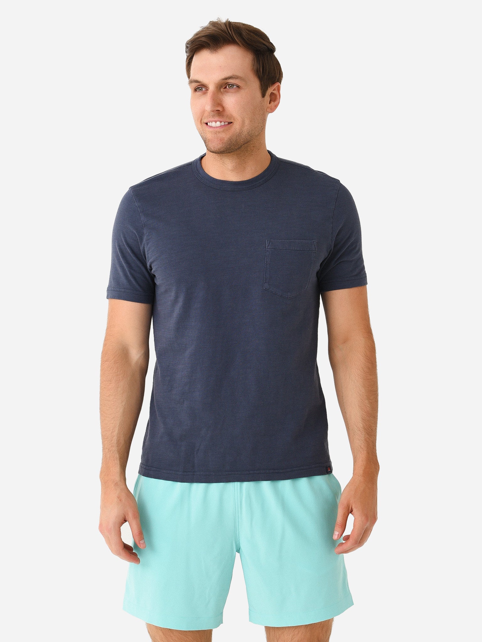 Faherty Brand Men's Sunwashed Pocket Tee - Saint Bernard
