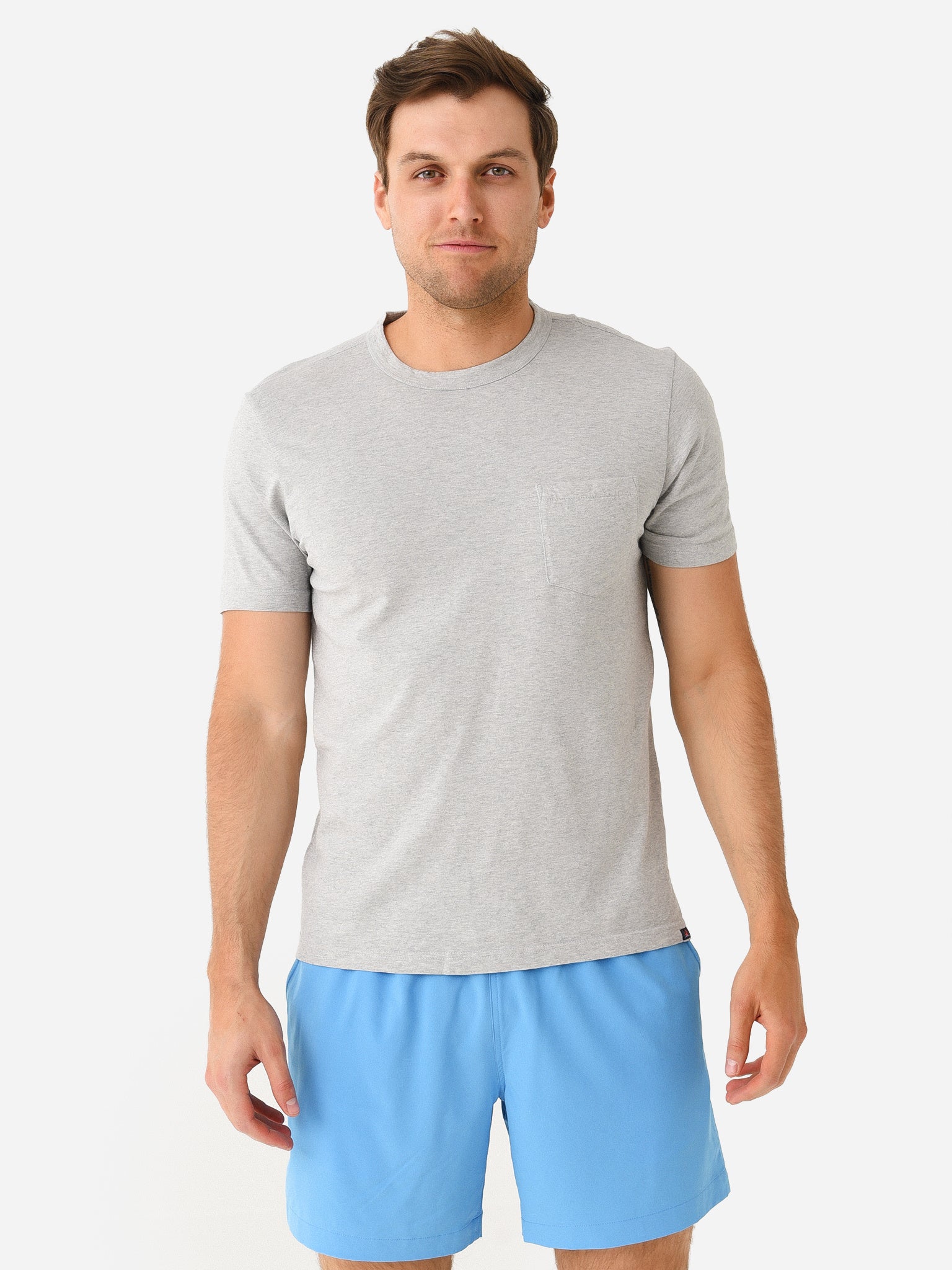 Faherty Brand Men's Sunwashed Pocket Tee - Saint Bernard