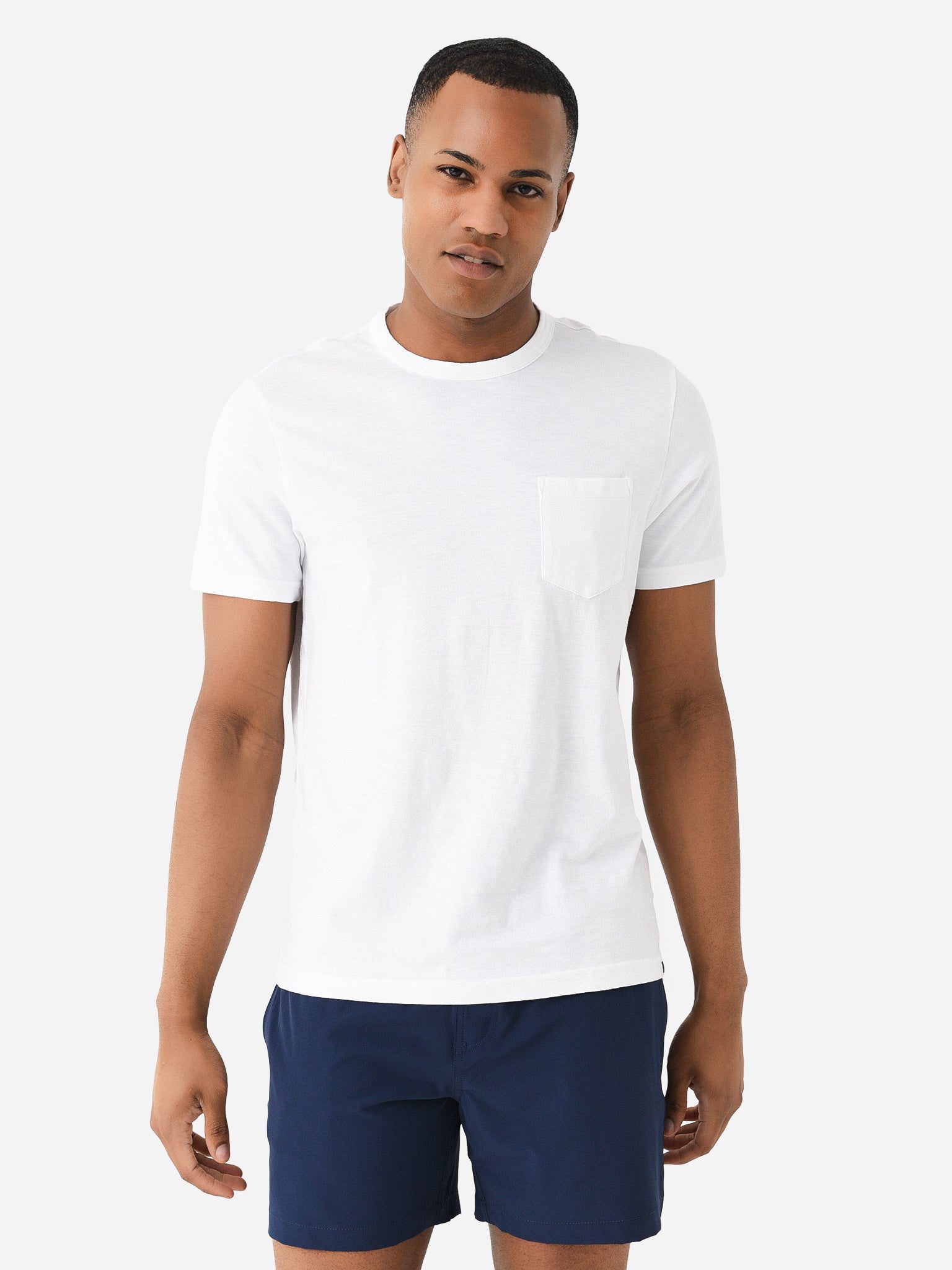 Faherty Brand Men's Sunwashed Pocket Tee - Saint Bernard