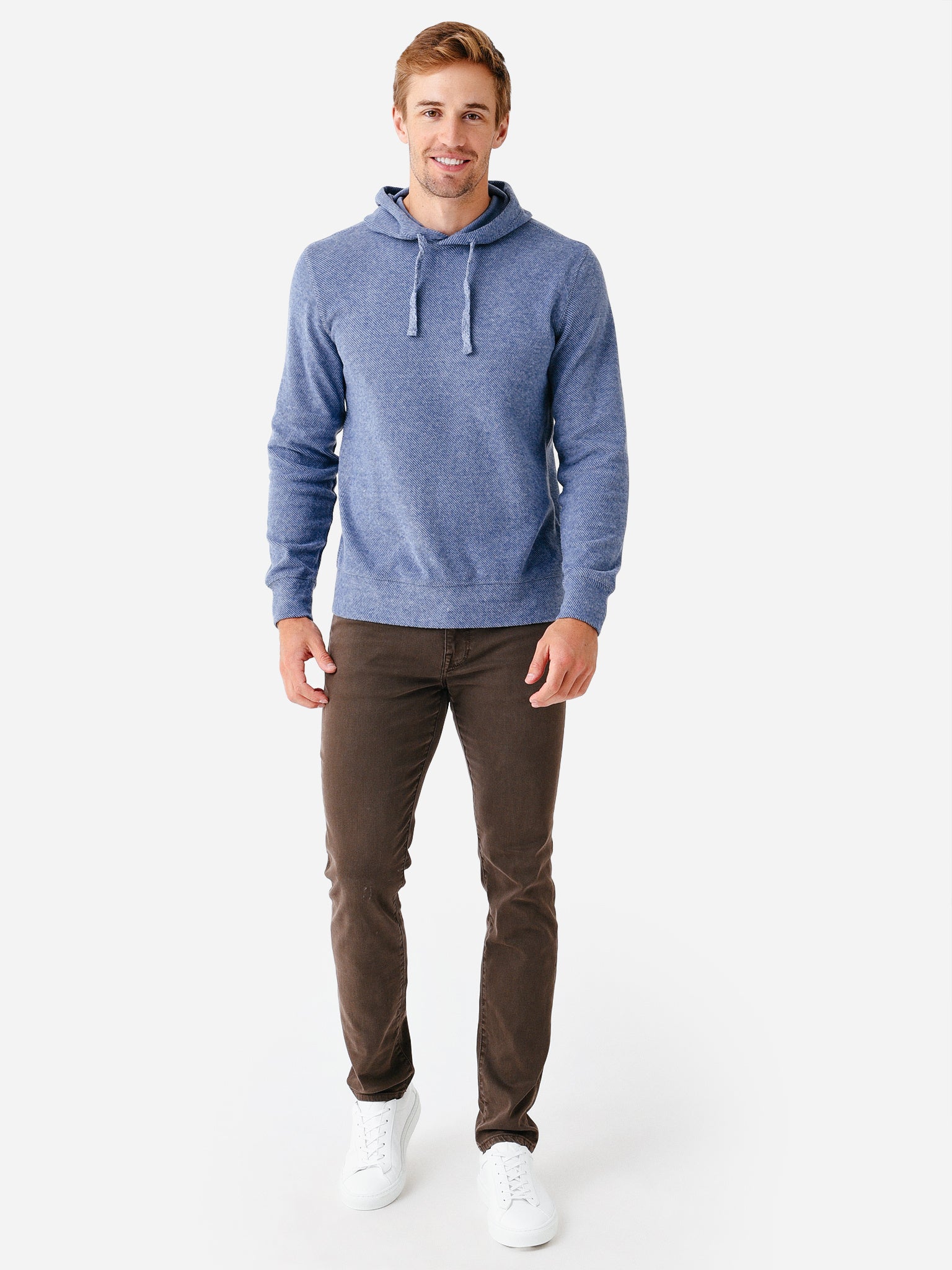 Faherty Brand Men's Legend Sweater Hoodie | $148.00 | Saint Bernard