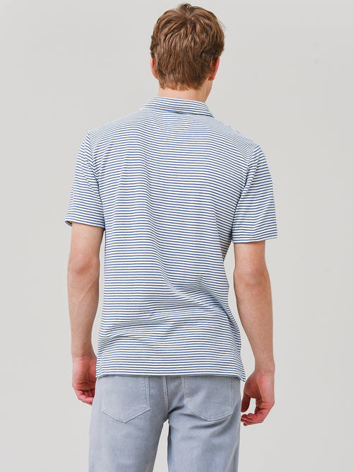 Faherty Brand Men's Cloud Stripe Polo