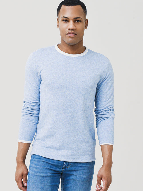 Faherty Brand Men's Cloud Reversible Crew Pullover