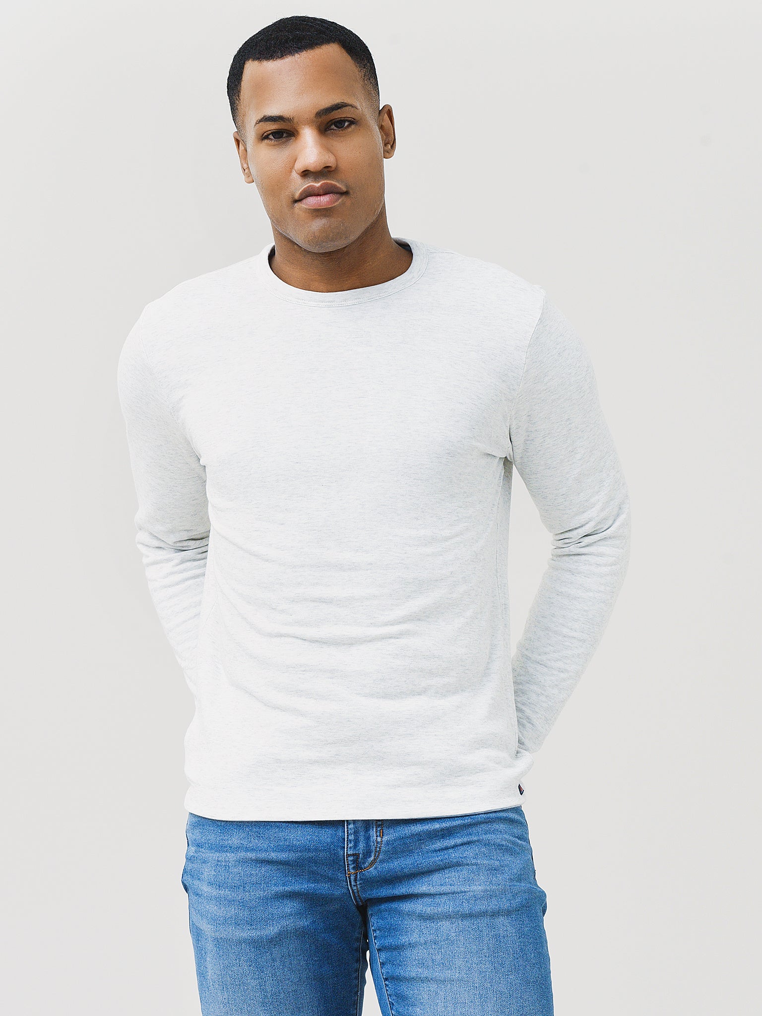 Faherty Brand Men's Cloud Reversible Crew Pullover - Saint Bernard