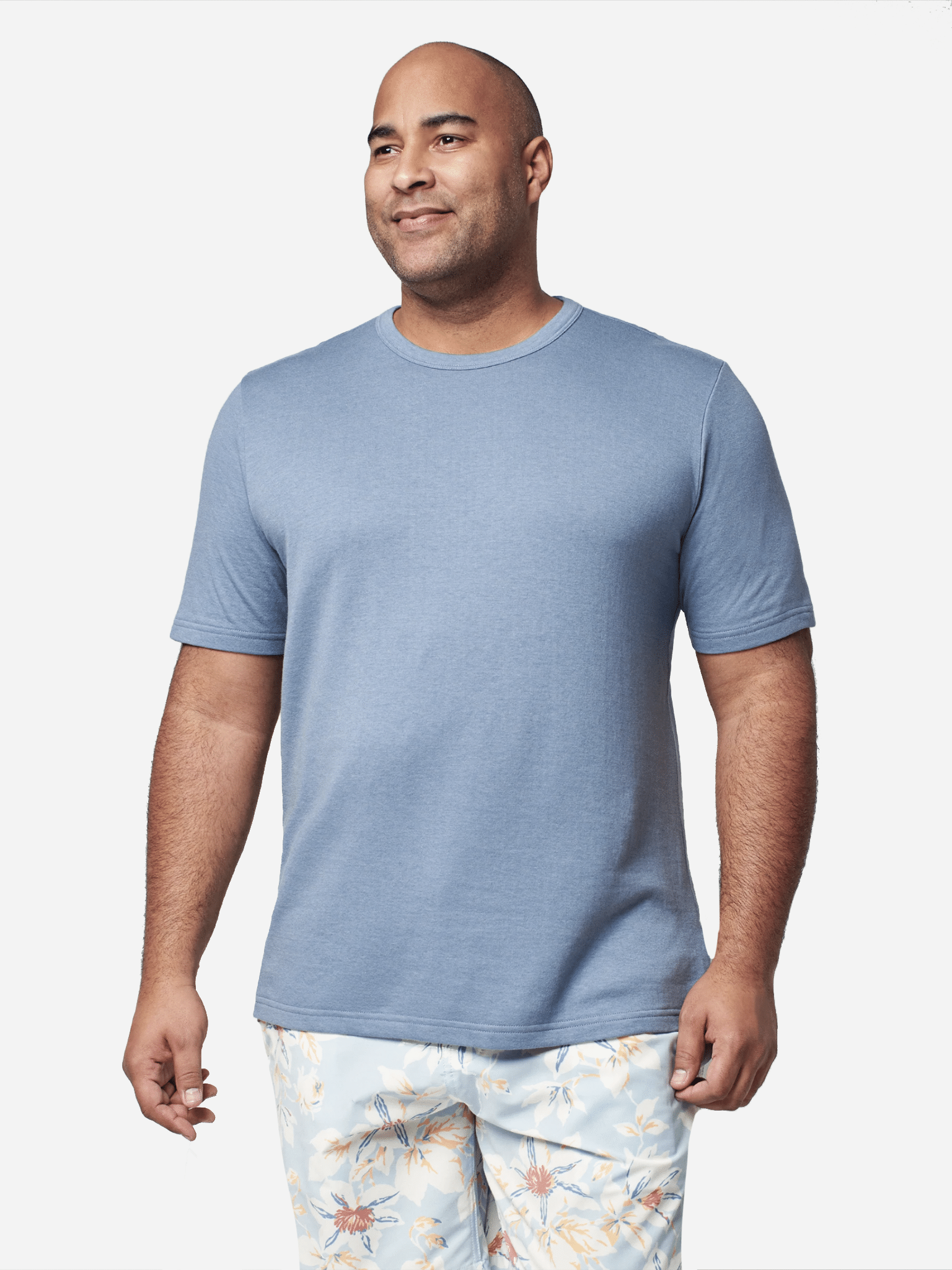 Faherty Brand Men's Cloud Short Sleeve Tee - Saint Bernard