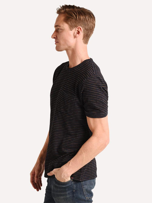 Faherty Brand Men's Indigo Pocket Tee