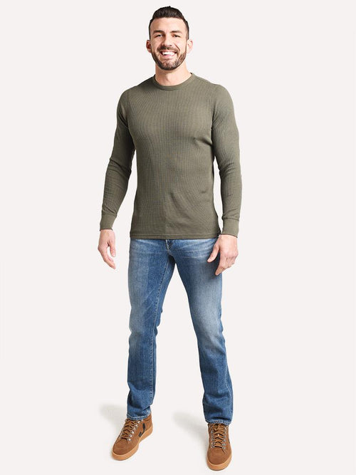 Faherty Brand Essential Waffle Crew