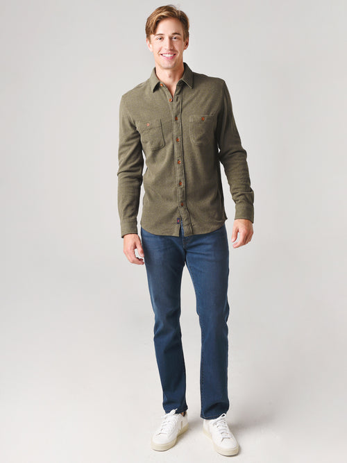 Faherty Brand Men's Knit Alpine Shirt