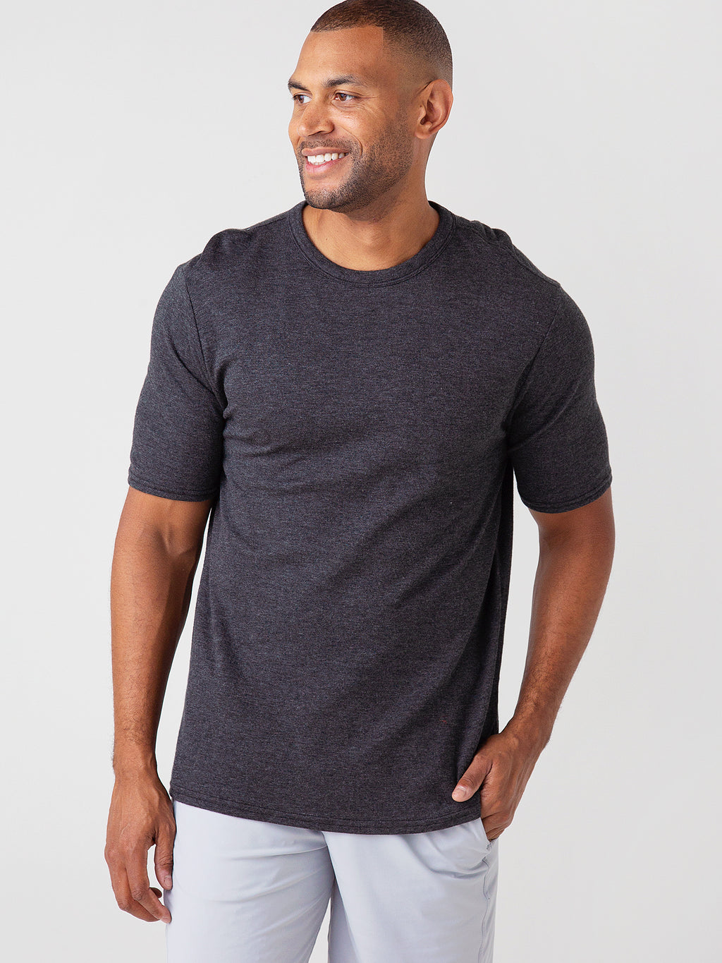 Faherty Brand Men's Cloud Short-Sleeve Tee - Saint Bernard