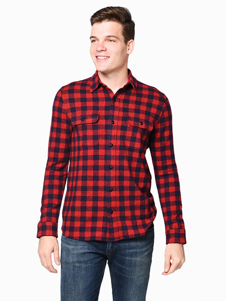 Faherty Brand Men’s Legend Sweater Shirt - Saint Bernard