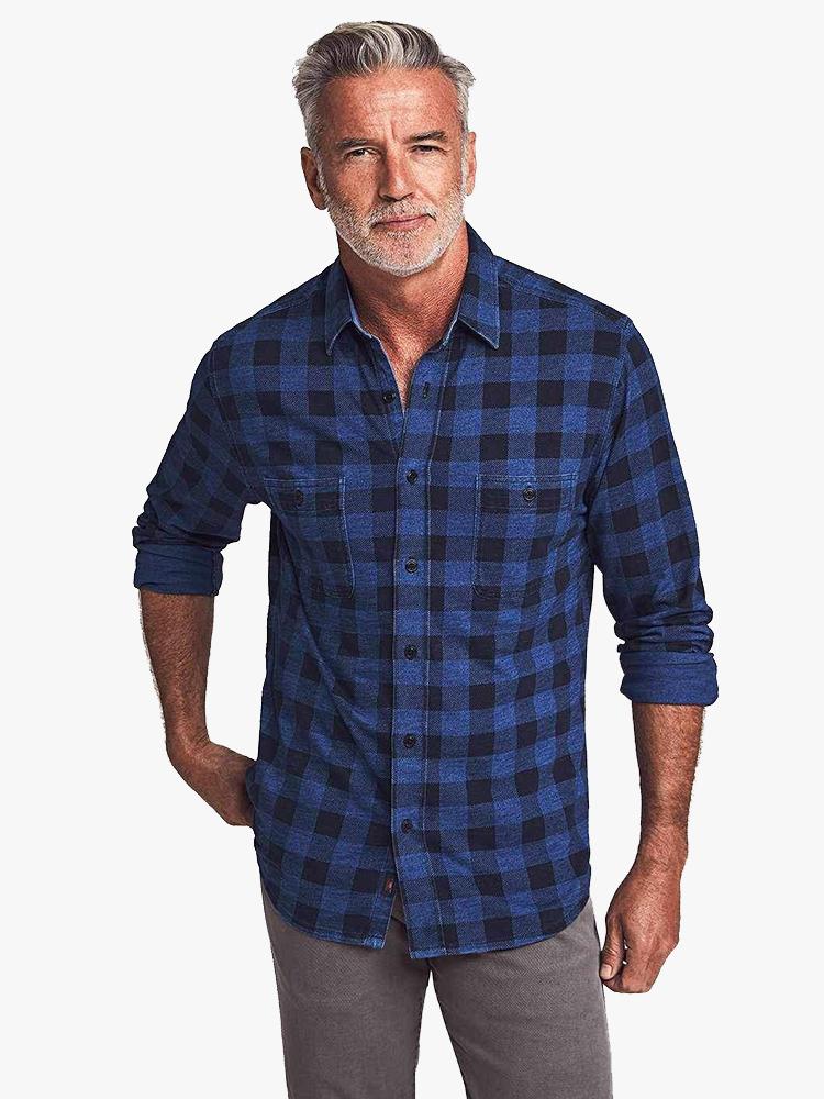 Faherty Brand Knit Seasons Shirt - Saint Bernard