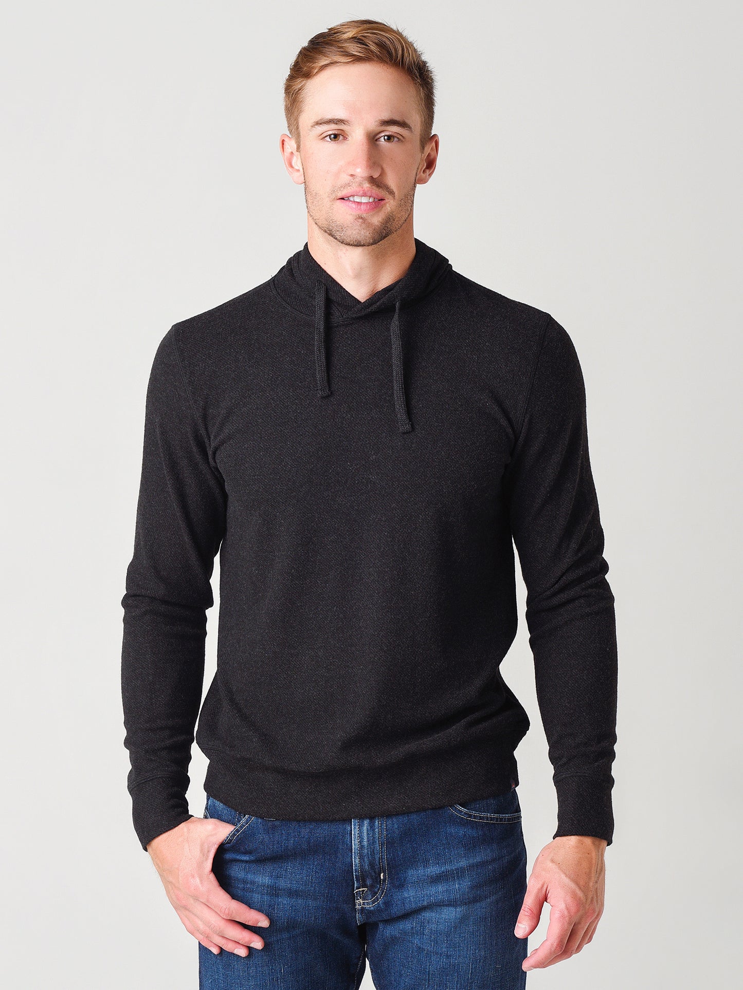 Faherty Men's Legend Sweater Hoodie - Saint Bernard