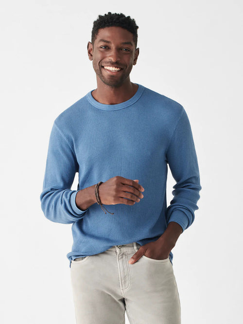 Faherty Brand Men's Legend Waffle Crew