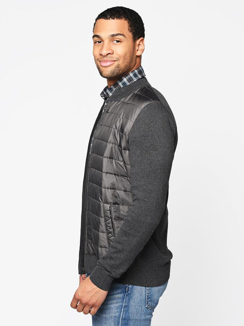 Barbour Men's Carn Baffle Zip Thru Jacket