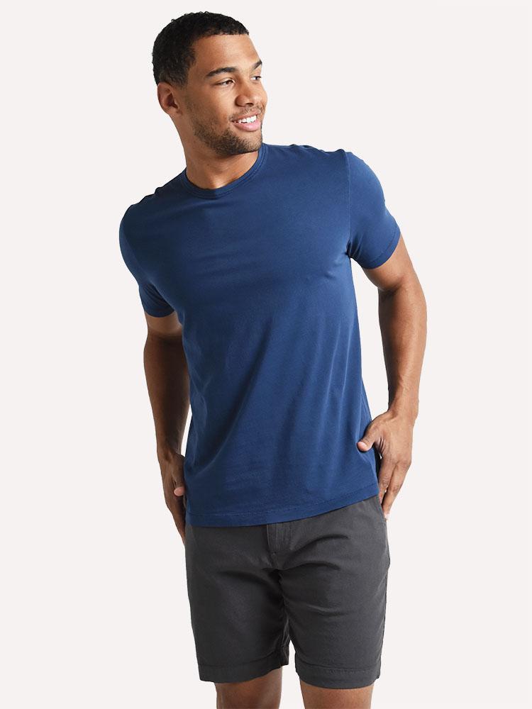 Faherty Organic Pima Tee - Saint Bernard