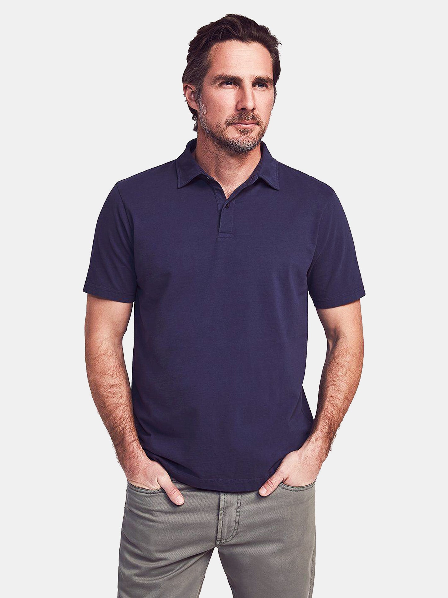 Faherty Brand Men's Reserve Pima Polo - Saint Bernard