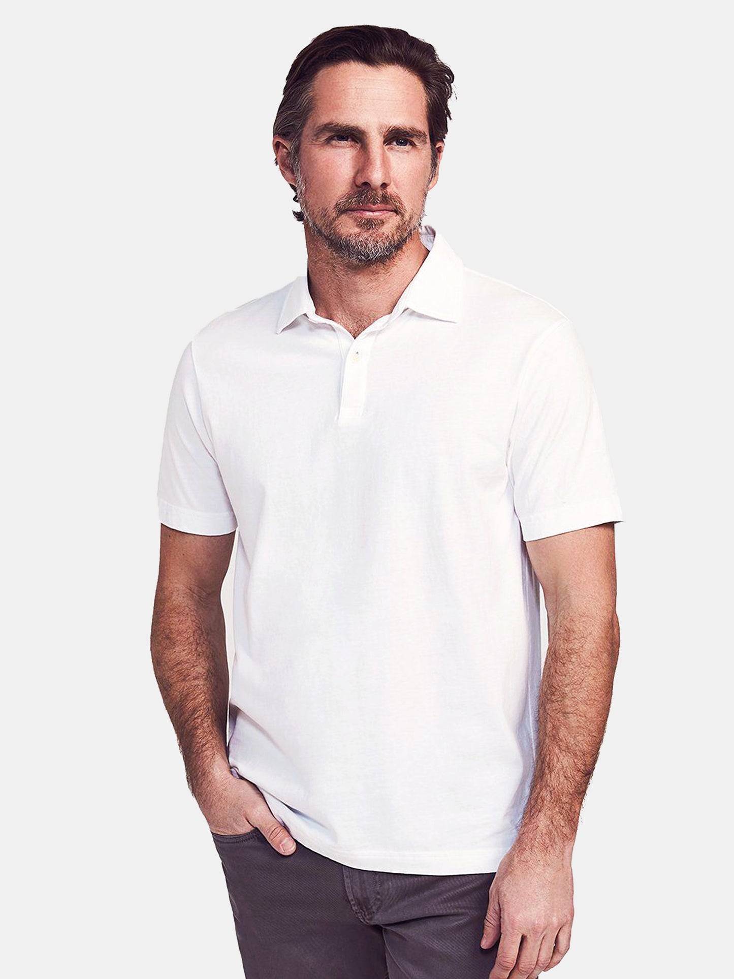 Faherty Brand Men's Reserve Pima Polo - Saint Bernard