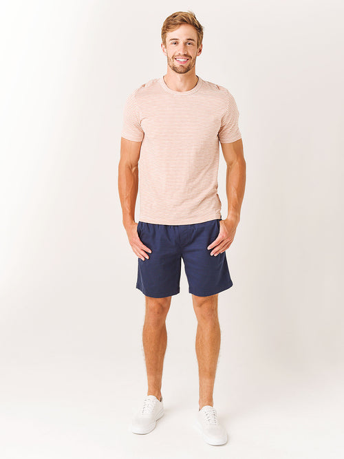 Faherty Brand Men's Salty Washed Striped Tee