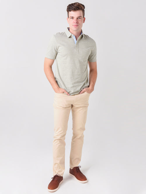Faherty Brand Men's Saltwashed Striped Polo