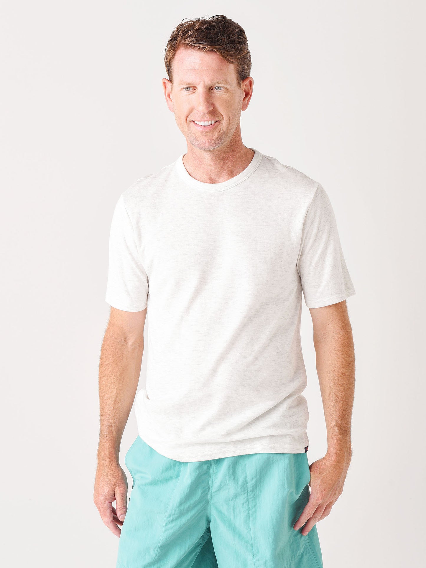 Faherty Brand Men's Cloud Short-Sleeve Tee - Saint Bernard