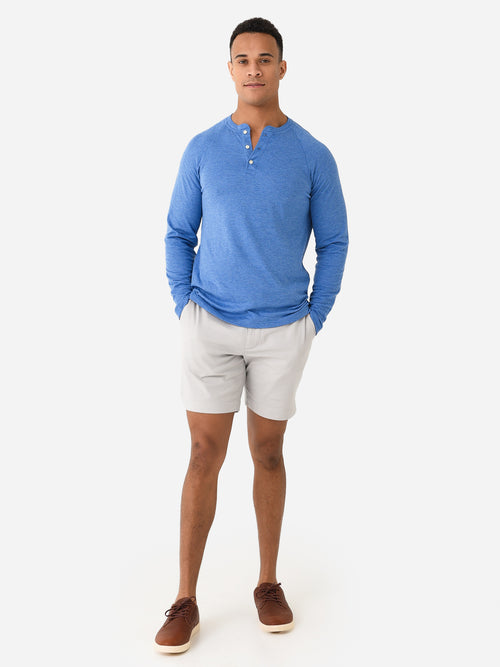 Faherty Brand Men's Cloud Long Sleeve Henley Shirt