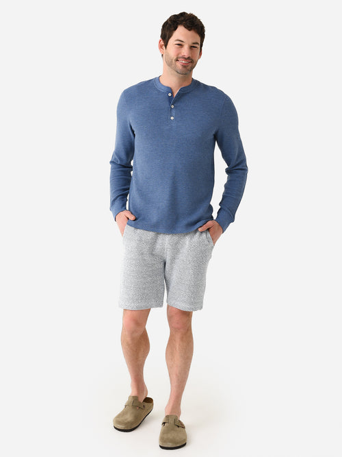 Faherty Brand Men's Surf Waffle Henley Shirt