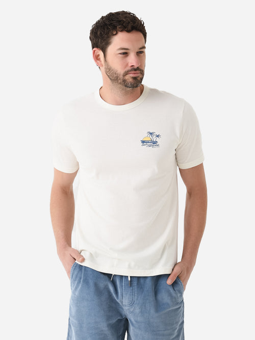Faherty Brand Men's Graphic Beach Club Tee
