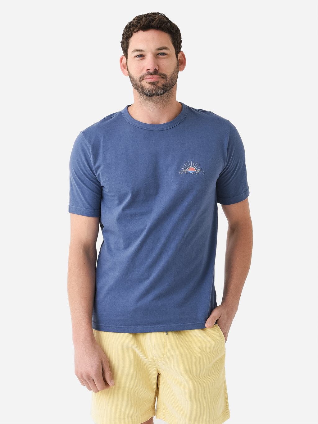 Faherty Brand Men's Graphic Dry Goods Tee - Saint Bernard