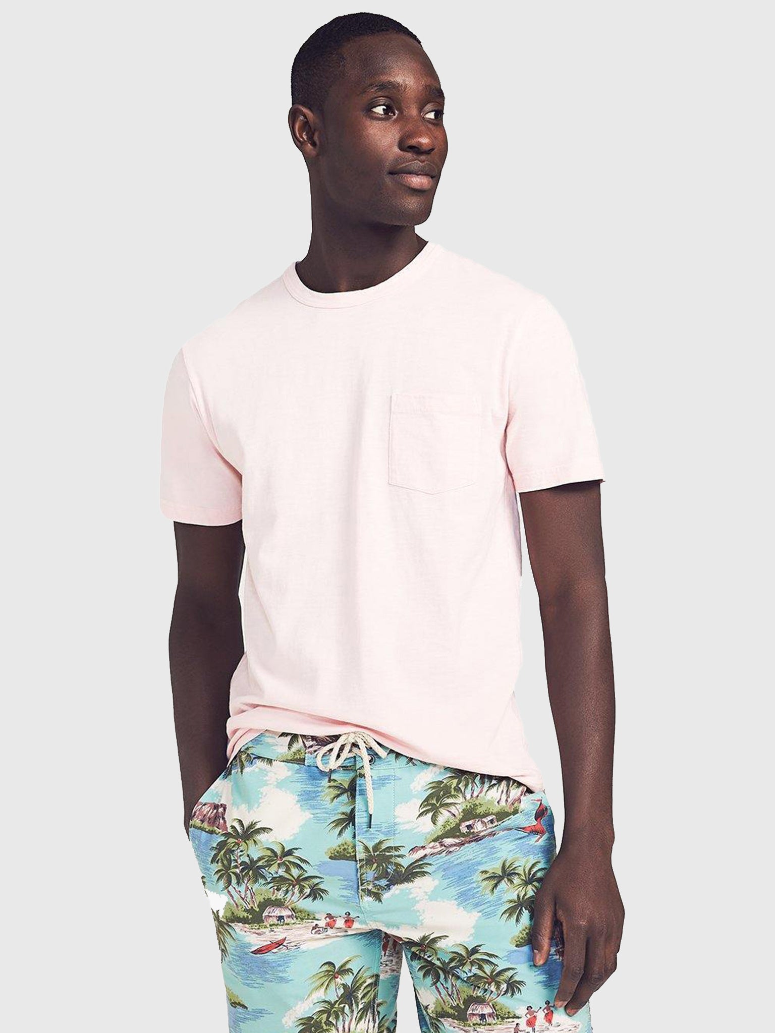 Faherty Brand Men's Sunwashed Tee - Saint Bernard