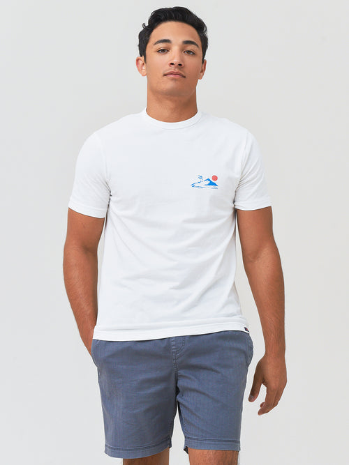 Faherty Brand Men's Graphic Sun And Sea Tee