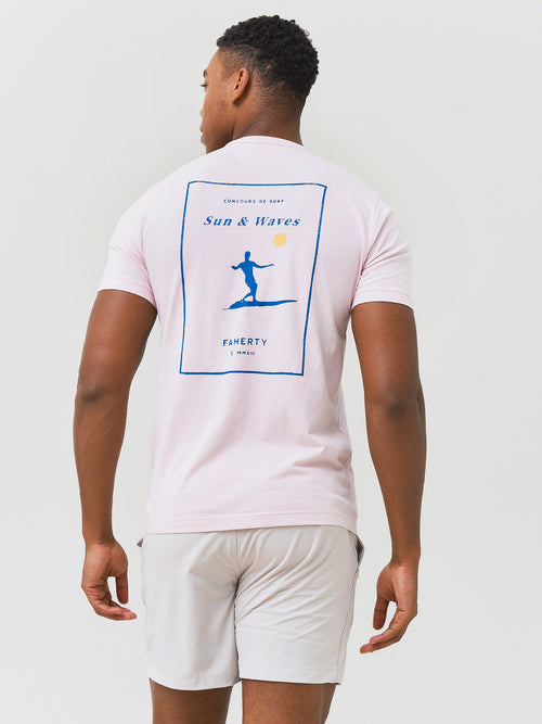 Faherty Brand Men's Graphic Cutback Tee