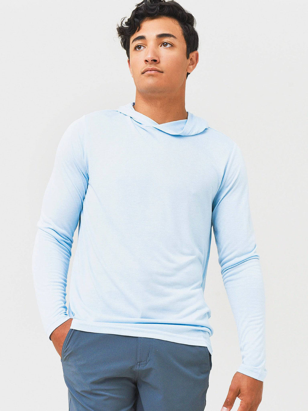 Free Fly Men's Bamboo Lightweight Shore Hoodie - Saint Bernard