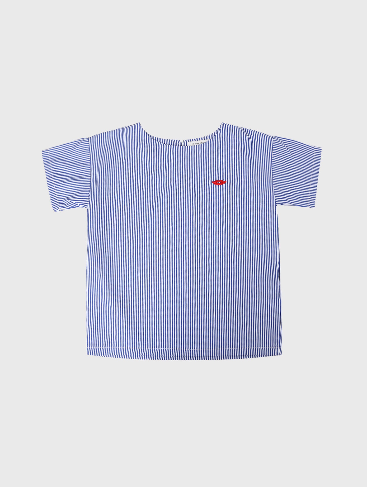 Mini Moly Little Girls' Striped Kiss Top - Saint Bernard