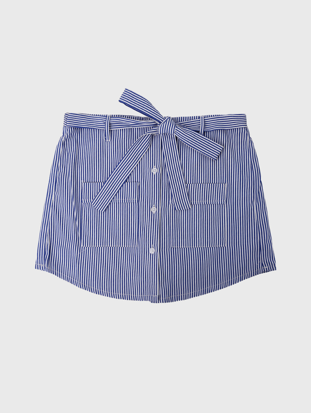 Mini Molly Girls' Striped Overlay Short - Saint Bernard