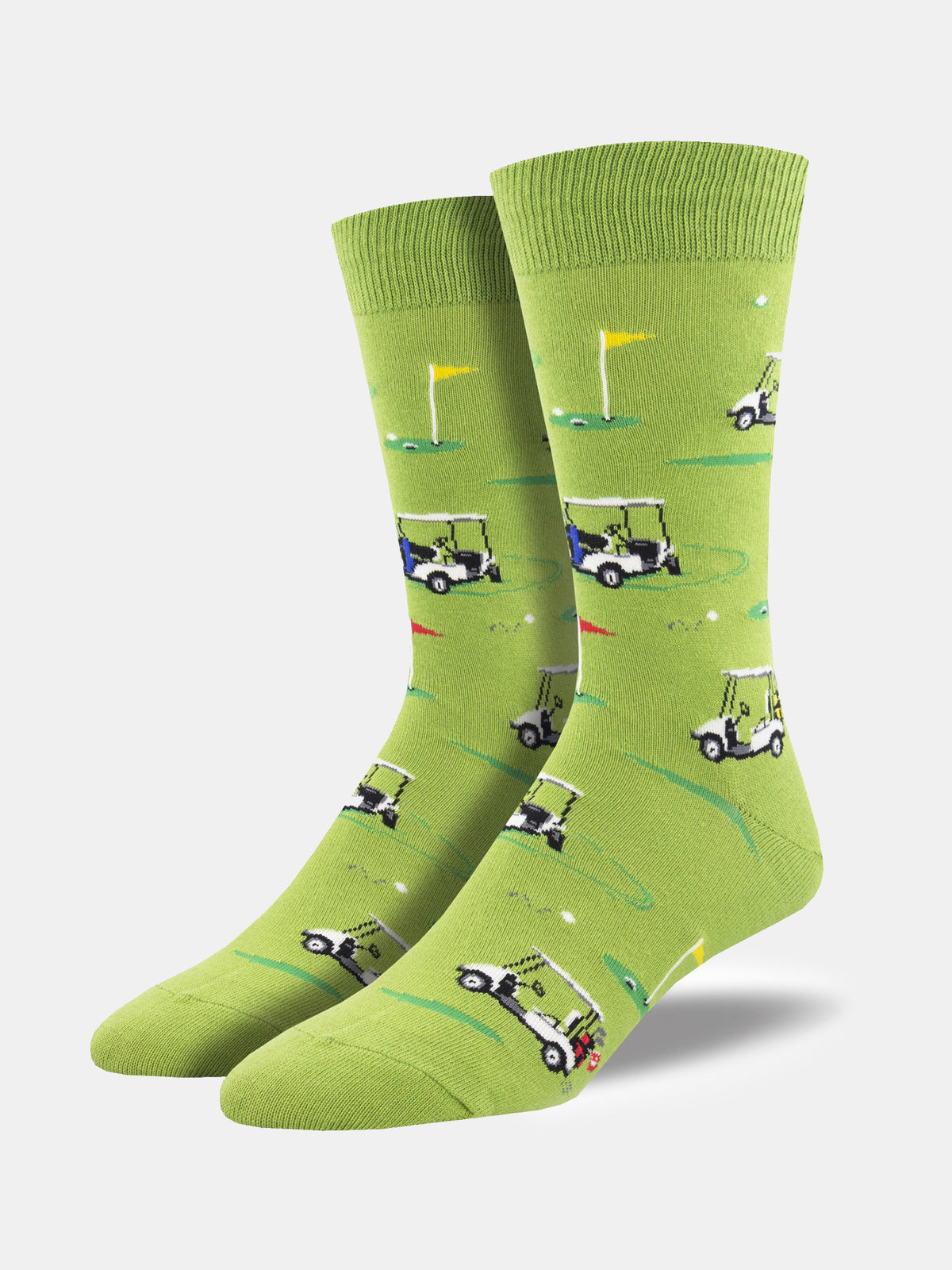 Socksmith Men's Putting Around Socks - Saint Bernard
