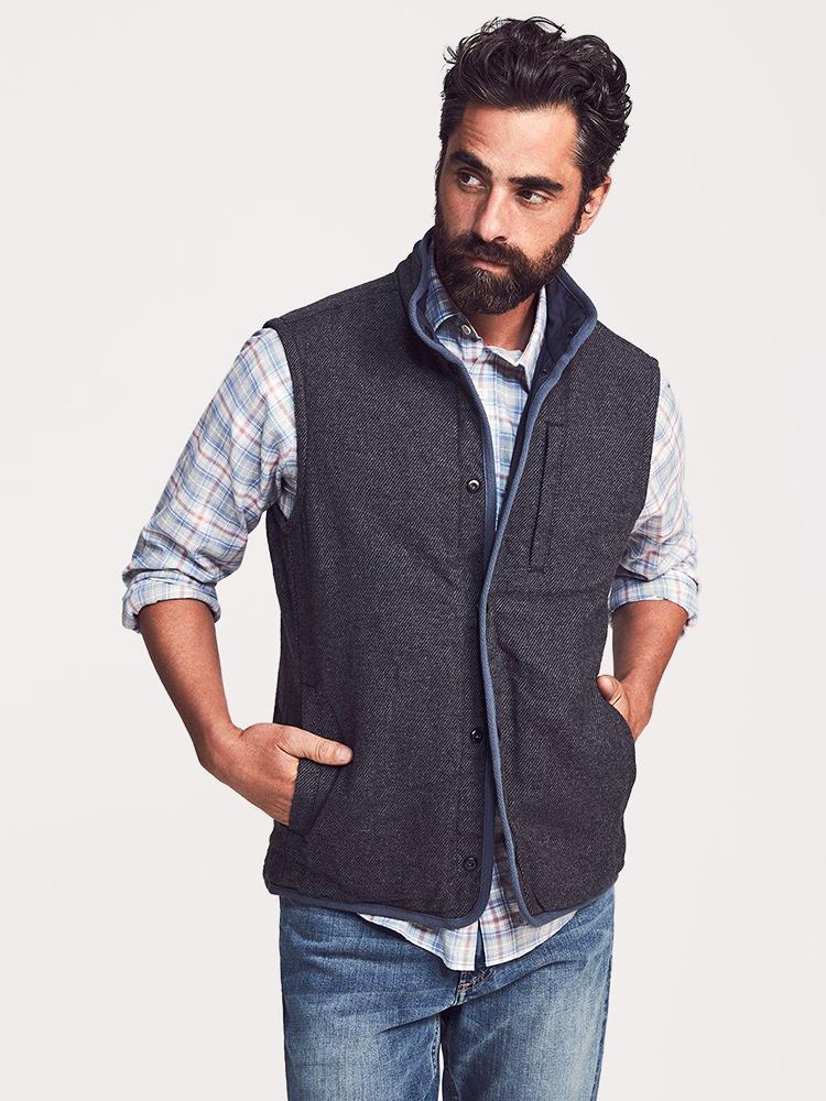 Faherty Brand Men's The Reversible Vest