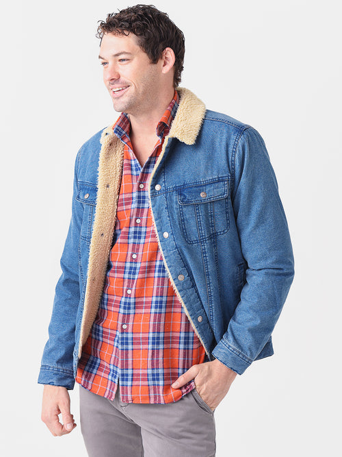 Faherty Brand Men's Sherpa Stormrider Jacket