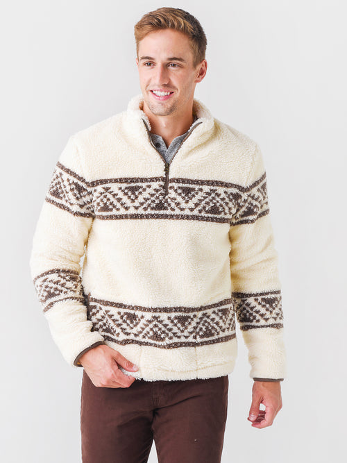 Faherty Brand Men's B. Yellowtail X Sherpa Pullover