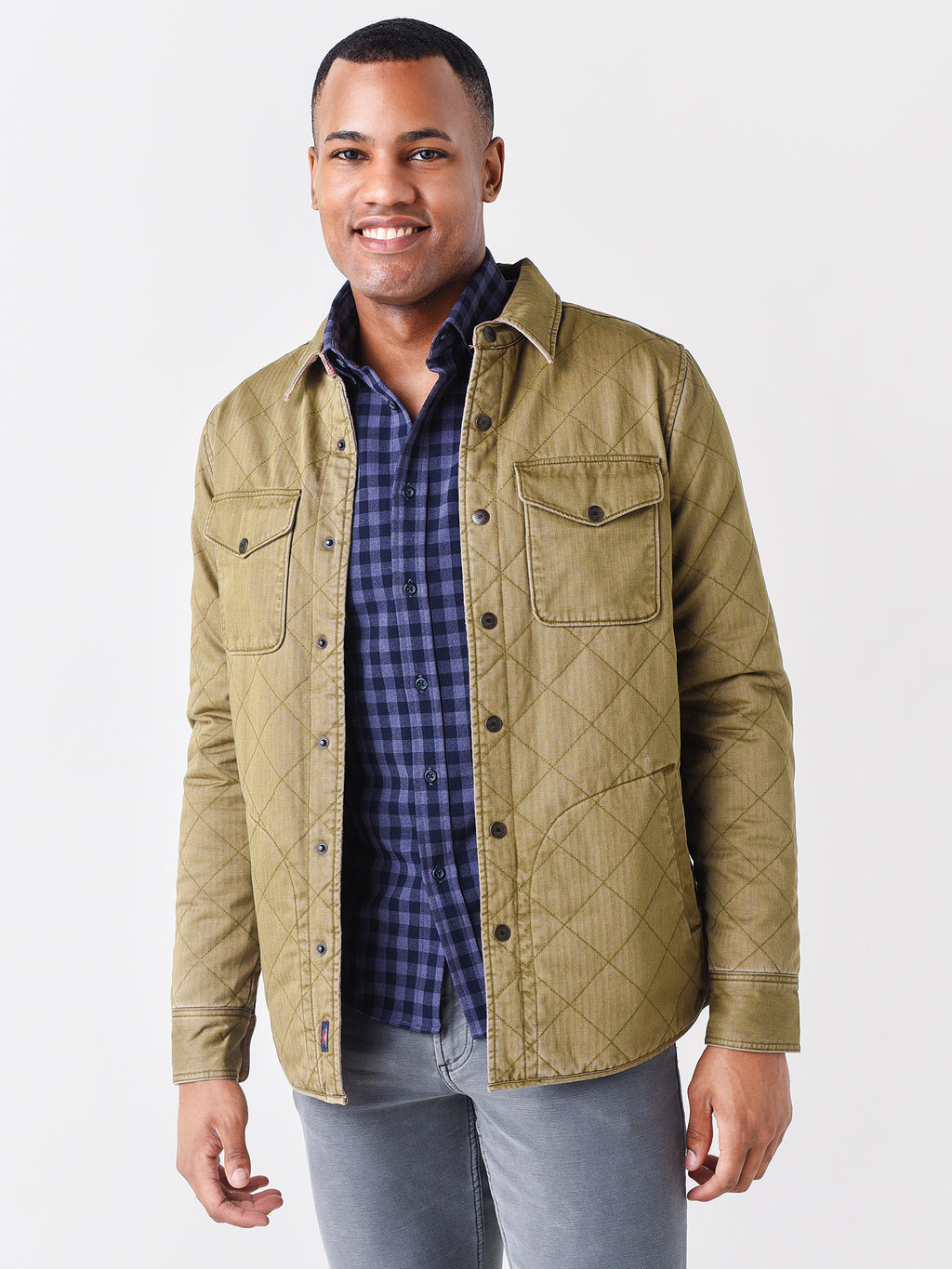 Faherty Brand Men's B. Yellowtail X Reversible Bondi Jacket - Saint Bernard