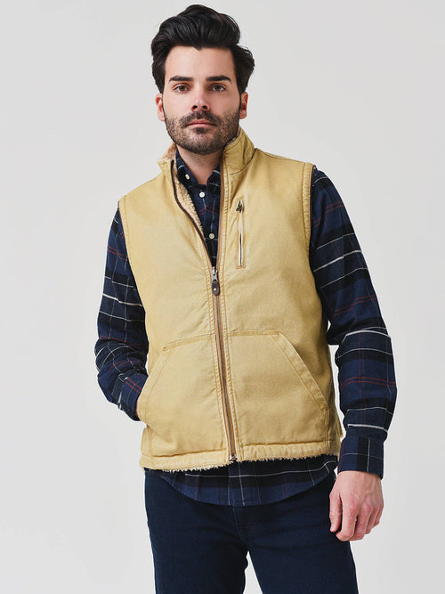 Faherty Brand Men's Sherpa Stormrider Vest