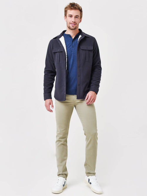 Faherty Brand Men's Sherpa Lined Shirt Jacket