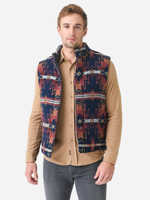 Faherty Brand Men's Doug Good Feather Reversible Vest