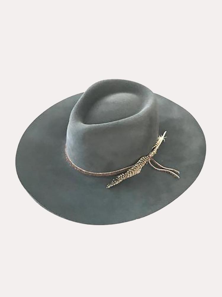 Lovely Bird Montana Felt Fedora Hat - Saint Bernard