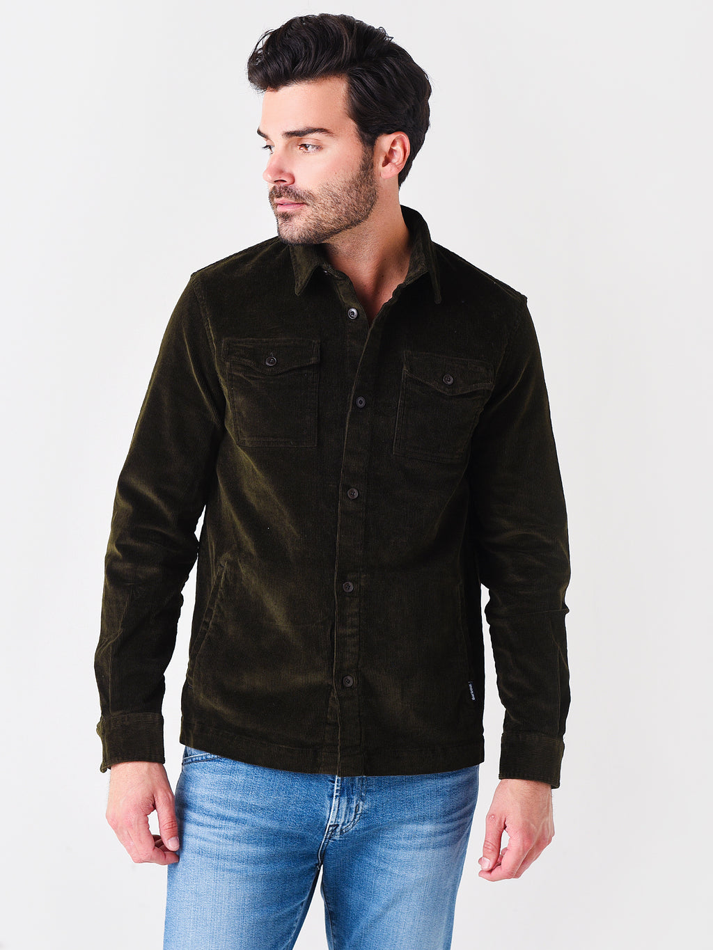 Barbour Men's Cord Overshirt - Saint Bernard