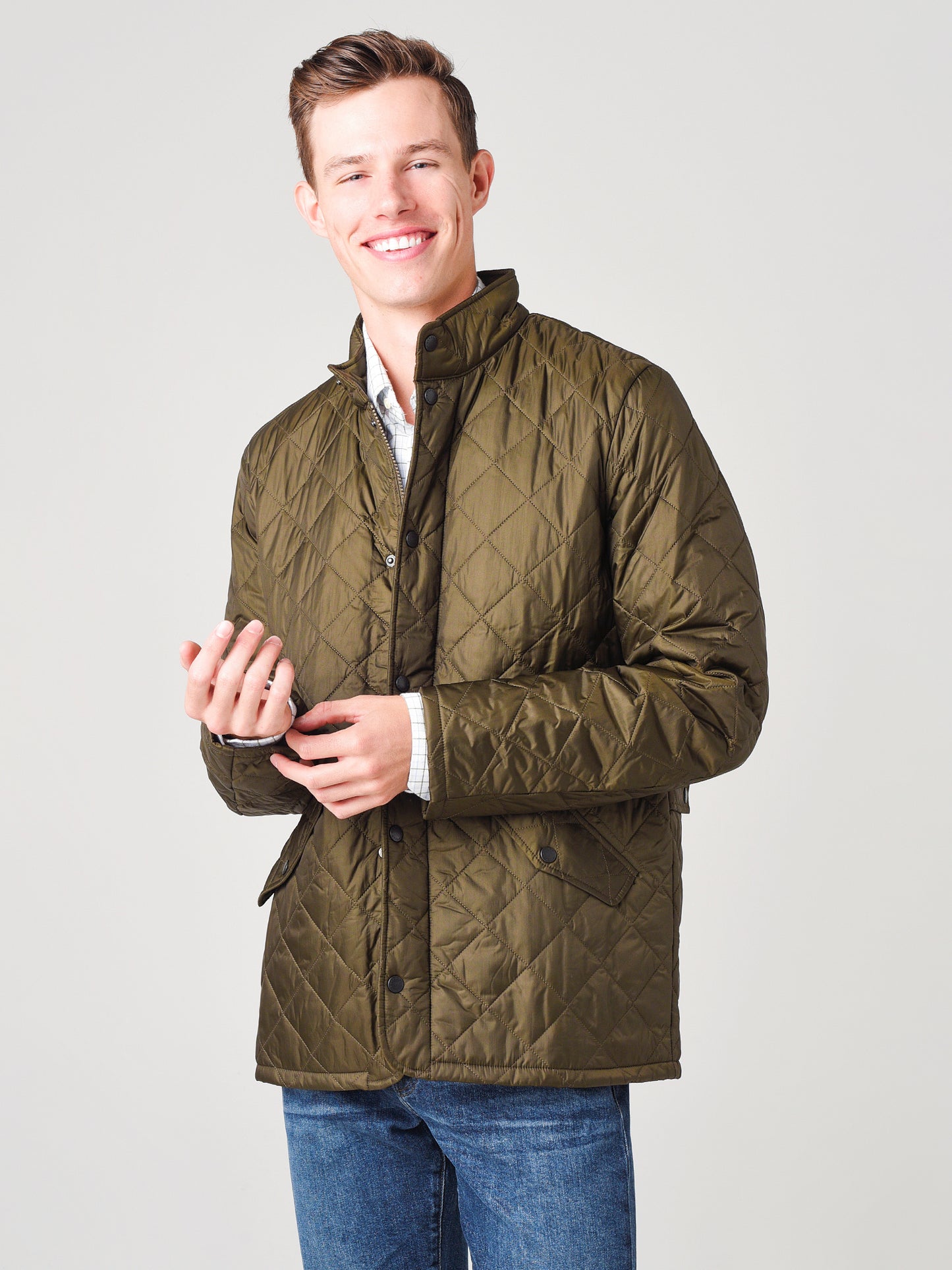 Barbour Men's Flyweight Chelsea Quilt Jacket - Saint Bernard