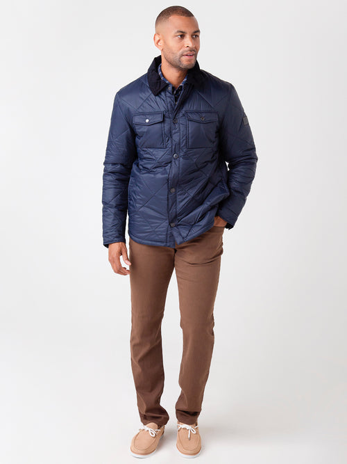 Barbour Men's Shirt Quilted Jacket