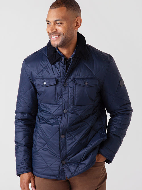 Barbour Men's Shirt Quilted Jacket