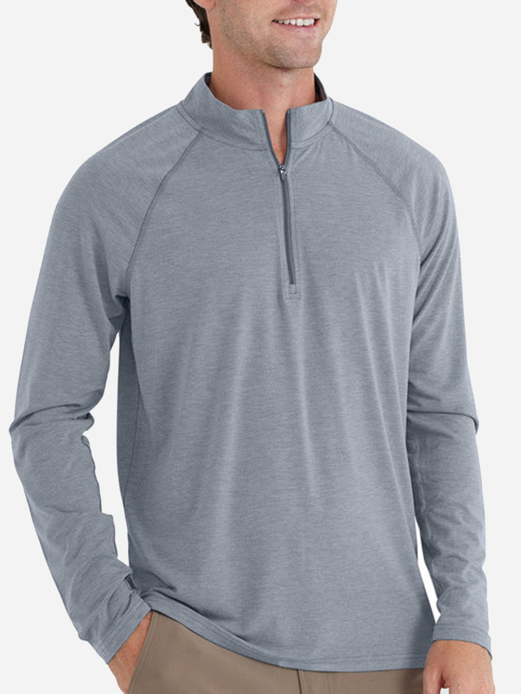 Free Fly Men's Bamboo Flex Quarter-Zip - Saint Bernard