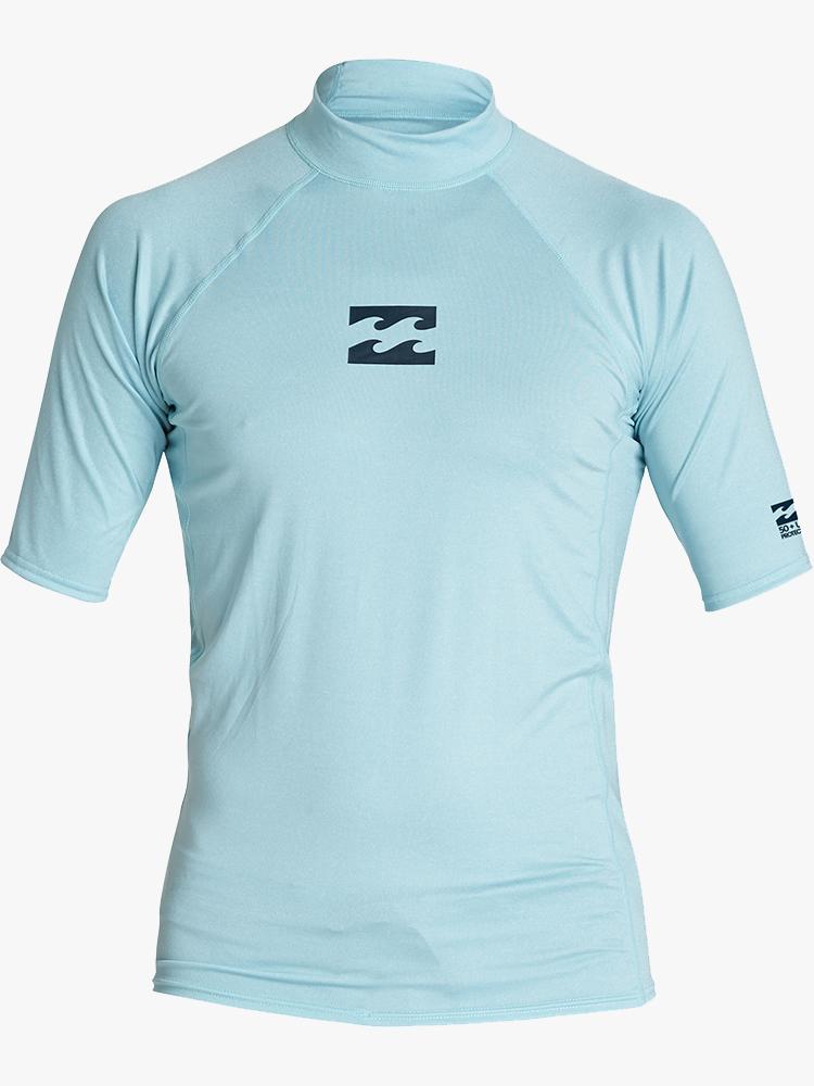 Billabong Men’s All Day Wave Performance Fit Short Sleeve Rash Guard - Saint Bernard