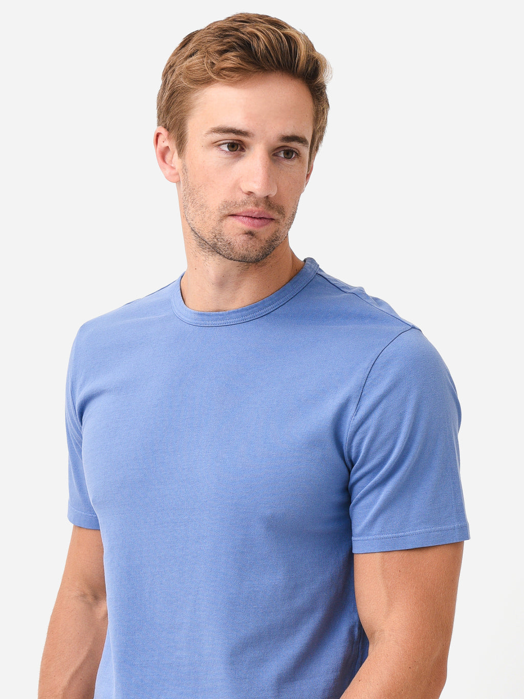 Vince Men's Garment Dye Crew Neck Tee - Saint Bernard